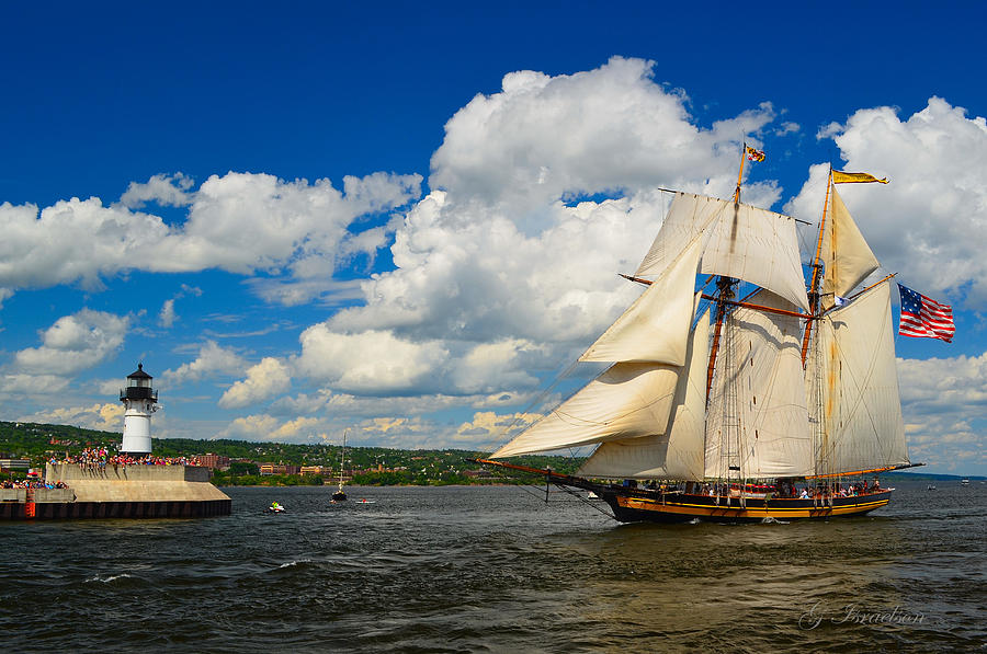 Pride of Baltimore II Photograph by Gregory Israelson