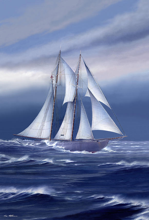 Pride Of Nova Scotia Painting by Captain Bud Robinson