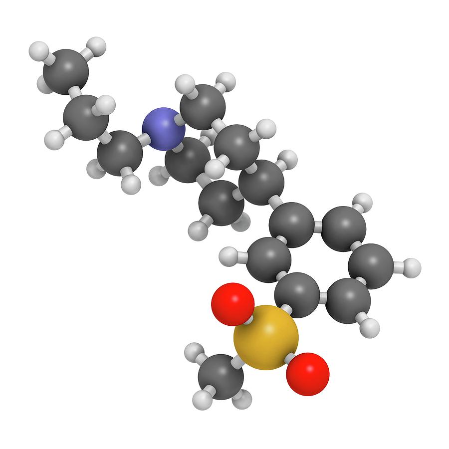 Pridopidine Huntingtons Disease Drug Molecule Photograph by Molekuul