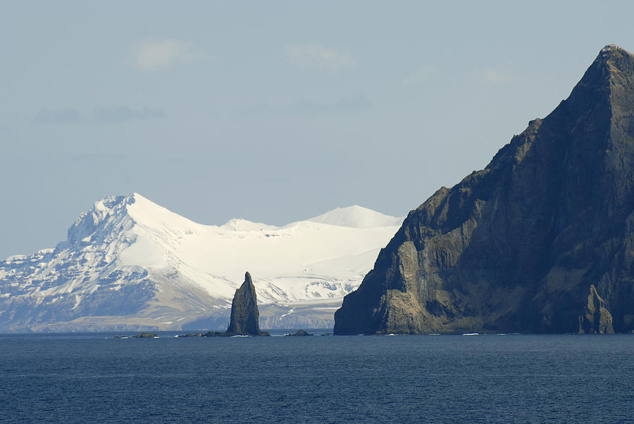 Priest Rock, Unalaska Photograph by Carleton Ray
