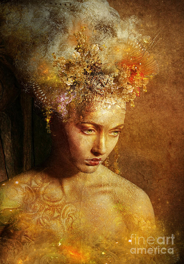 Priestess of Earth Digital Art by Jena DellaGrottaglia - Fine Art America