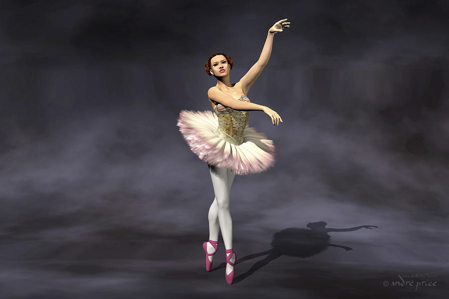 Prima Ballerina Heaven On Pointe 3d Art Digital Art By Alfred Price