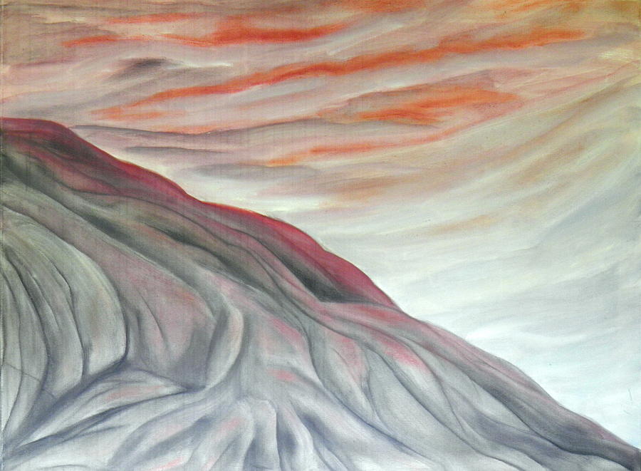 Primal mountain Painting by Ida Eriksen