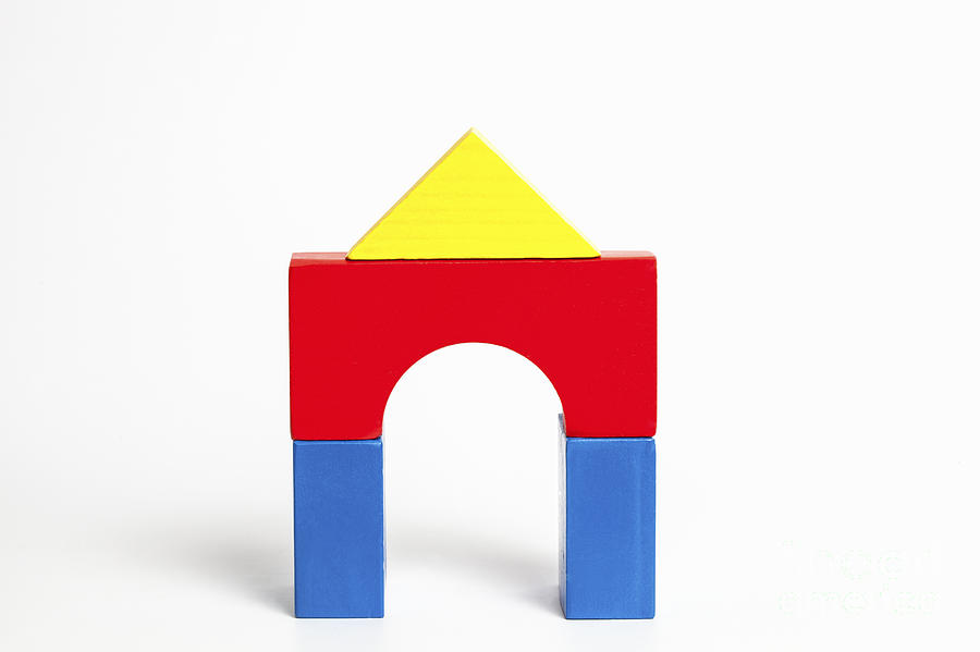 Primary Color Arch Photograph by Diane Macdonald