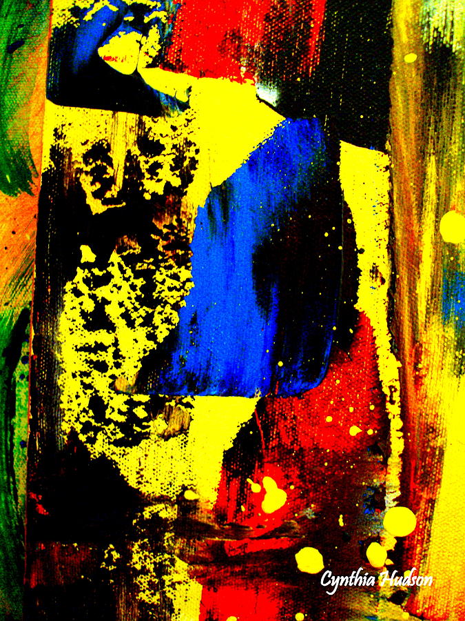 Primary Colors Three Painting by Cynthia Hudson