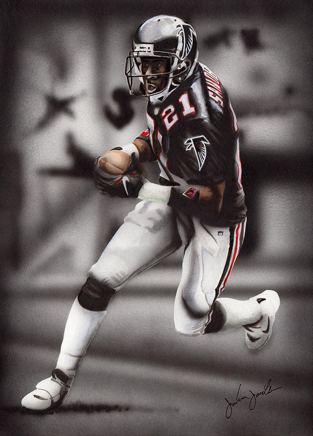 Deion Sanders Painting - Prime Time by Joshua Jacobs