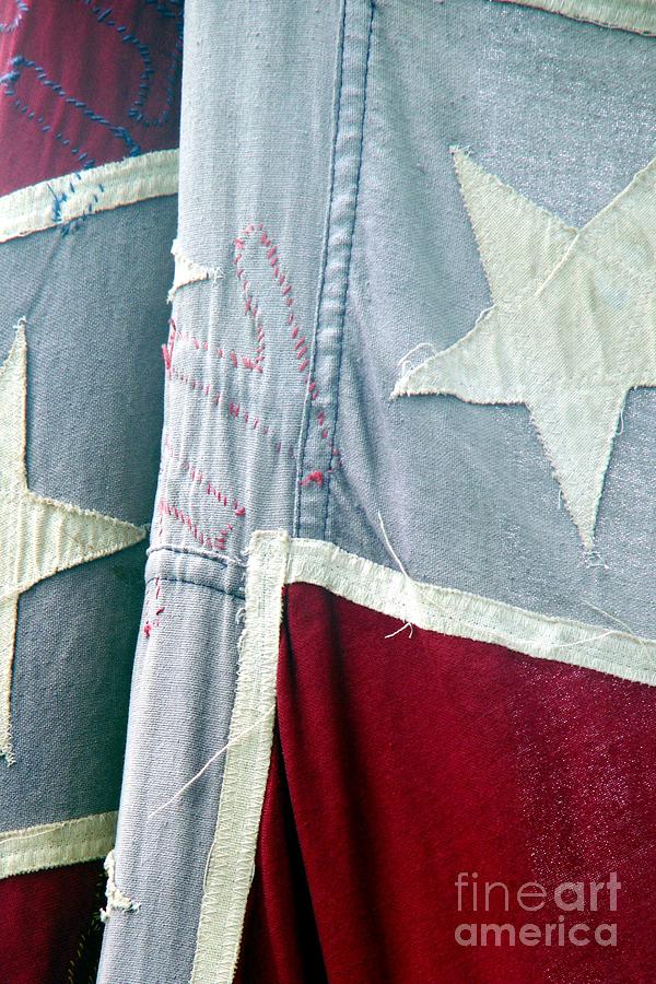 Primitive Flag Photograph by Valerie Reeves