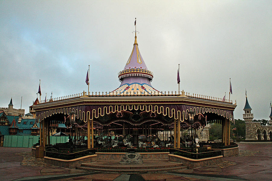 Prince Charmings Regal Carousel Photograph by Michael Porchik
