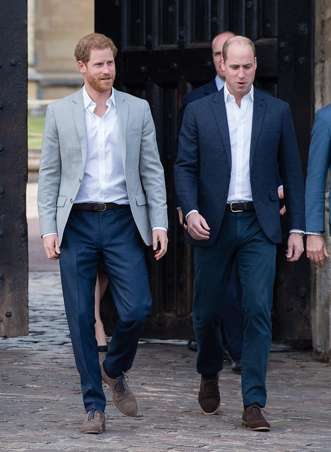 Prince Harry And Prince William Meet The Public In Windsor Photograph by Samir Hussein