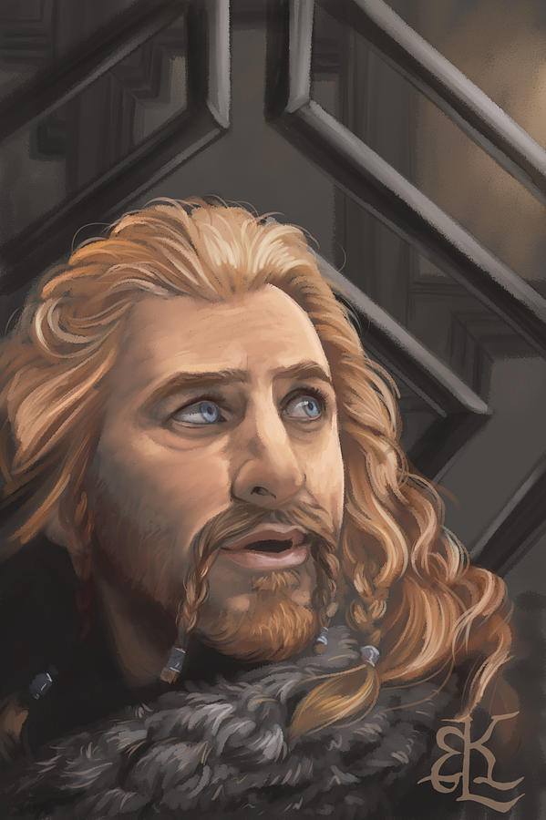 The Hobbit Painting - Prince of Erebor by Lydia Kinsey