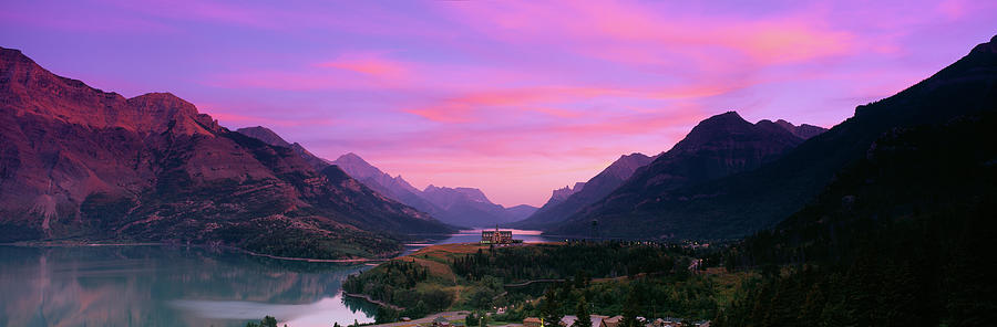 Prince Of Wales Hotel In Waterton Lakes Photograph by Panoramic Images