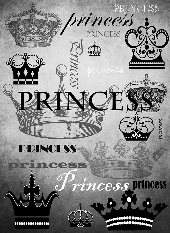Princess 3 Mixed Media by Angelina Tamez