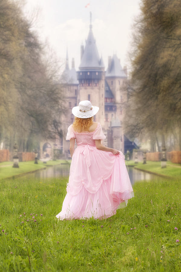 Vintage Photograph - Princess And Her Castle by Joana Kruse