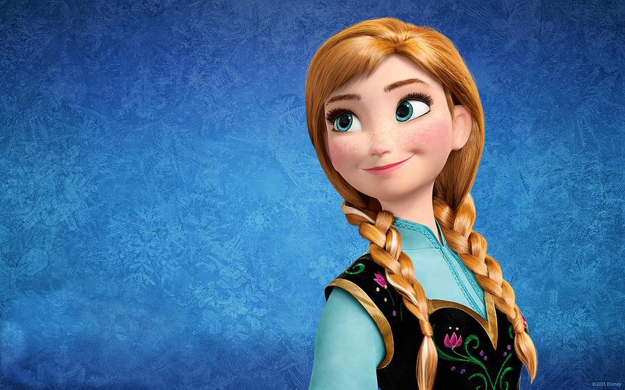 Princess Anna Frozen Digital Art by Movie Poster Prints