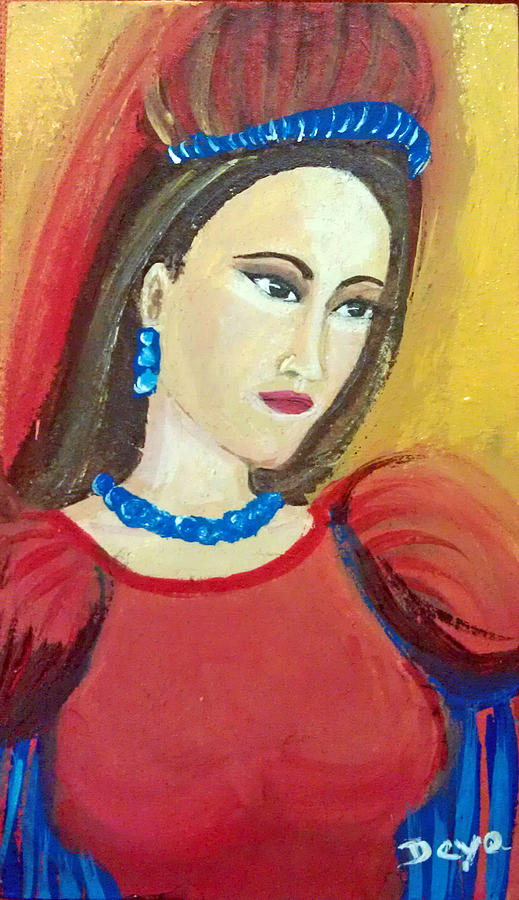 Female Painting - Princess by Deyanira Harris