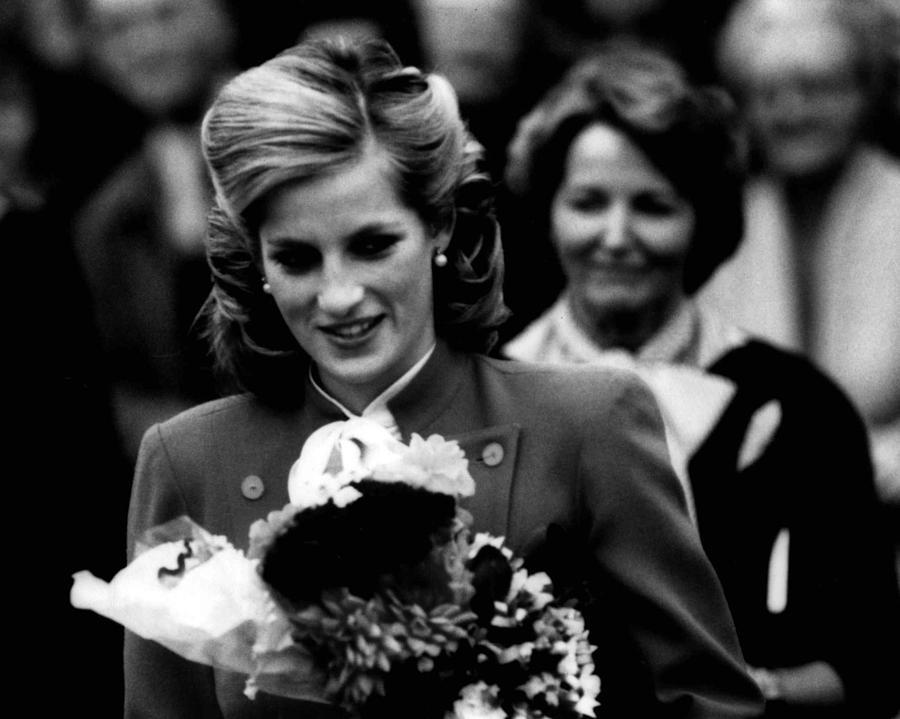 Princess Diana With Flowers Photograph by Retro Images Archive - Fine ...