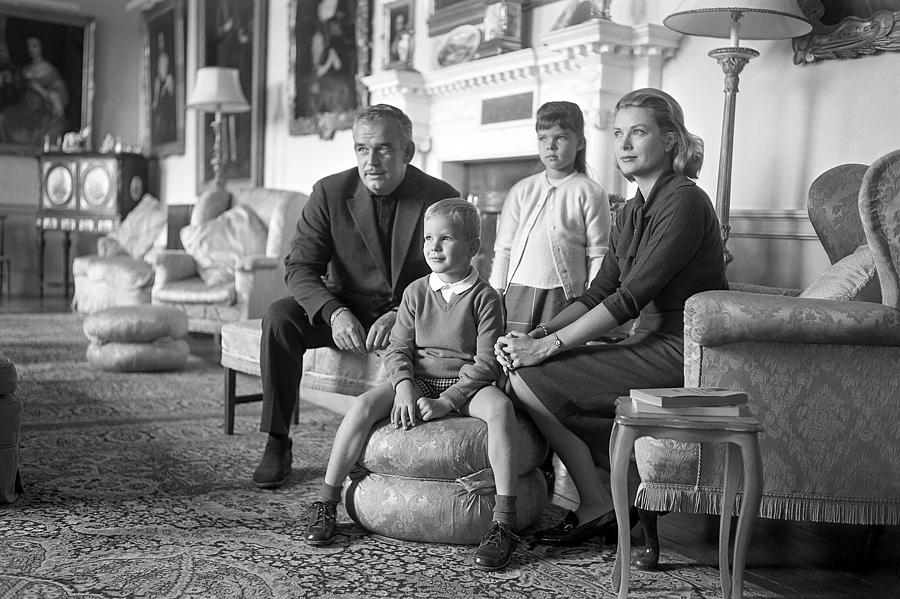 Grace Kelly Photograph - Princess Grace of Monaco and family in Ireland by Irish Photo Archive