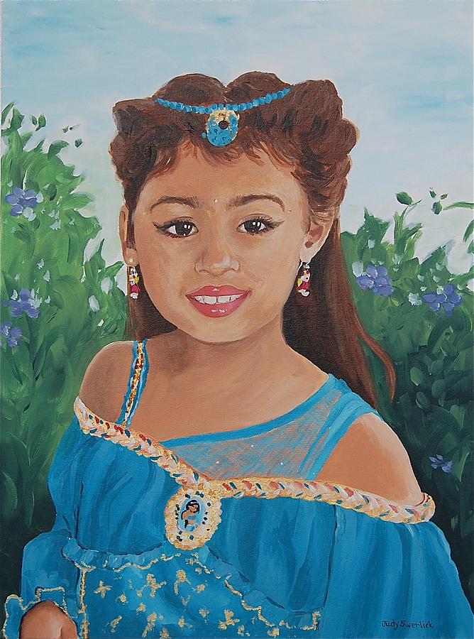 Princess Painting - Princess  by Judy Swerlick