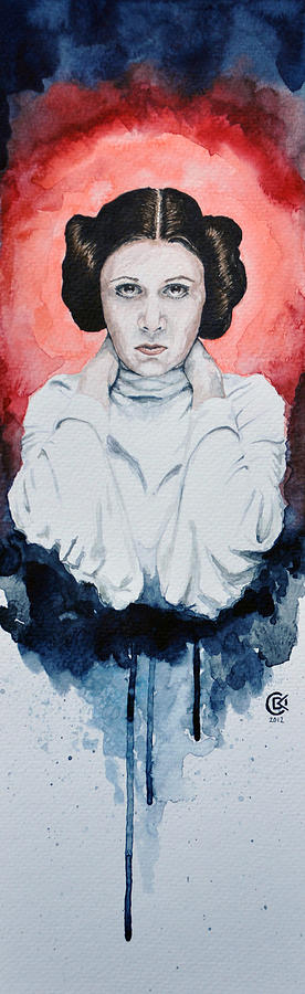 Princess Leia Painting by David Kraig