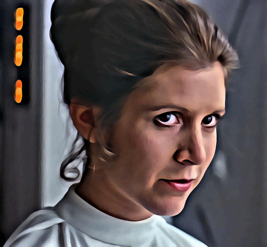 Princess Leia Painting by Florian Rodarte