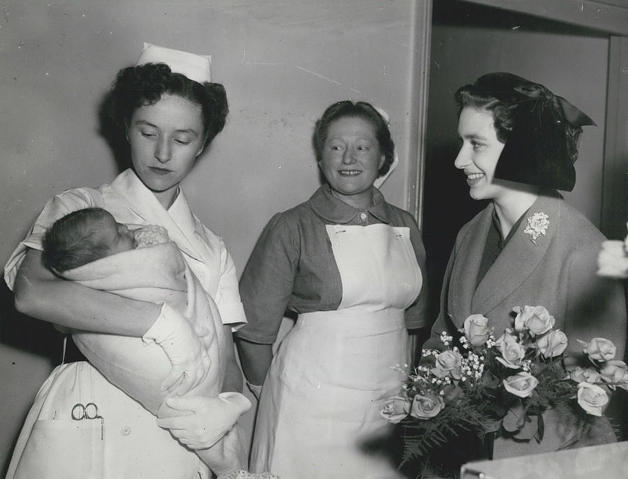 Princess Margaret Opens Maternity Hospital. Photograph by Retro Images ...