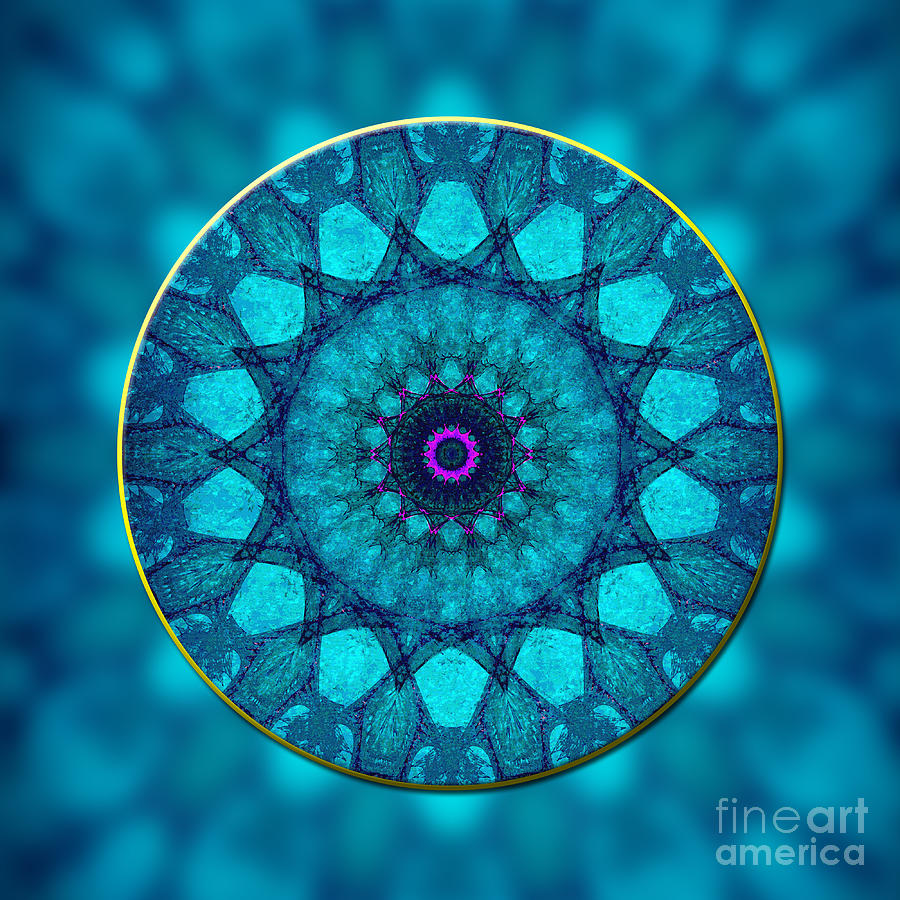 Princess of Moonrise Mandala Digital Art by Klara Acel