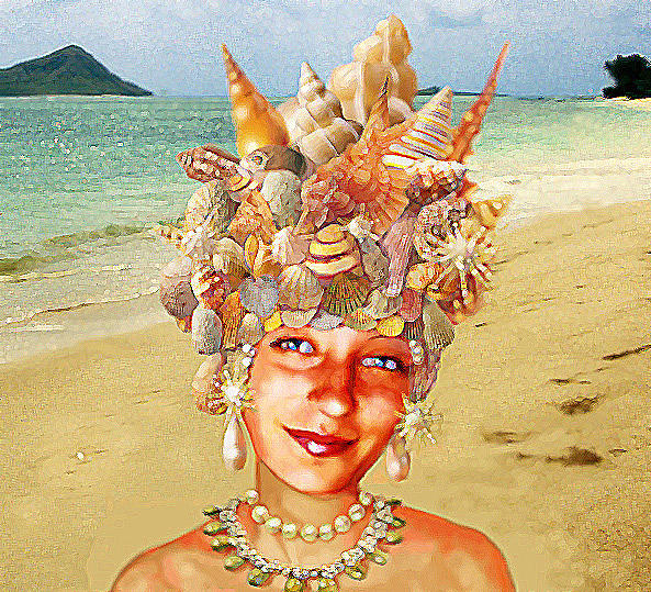 Princess of the sea Digital Art by Svetlana Nassyrov