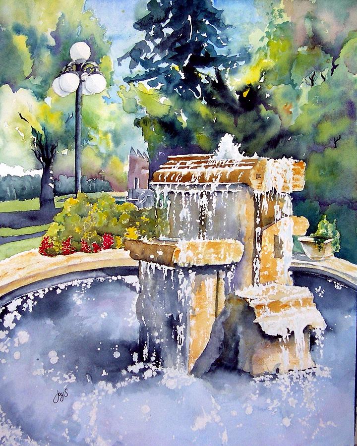 Princess Park Painting By Joy Skinner - Fine Art America