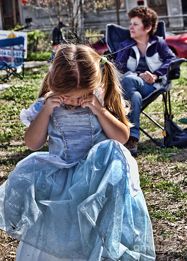 Princess Tears at Mardi Gras Photograph by Kathleen K Parker