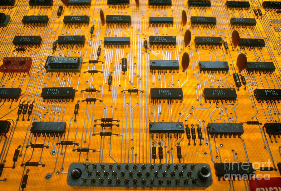 Printed Circuit Board Photograph by John Raffo