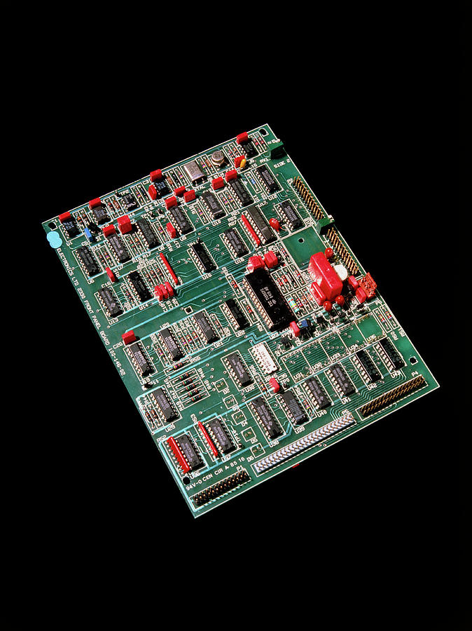 Printed Circuit Board Photograph by Sheila Terry/science Photo Library