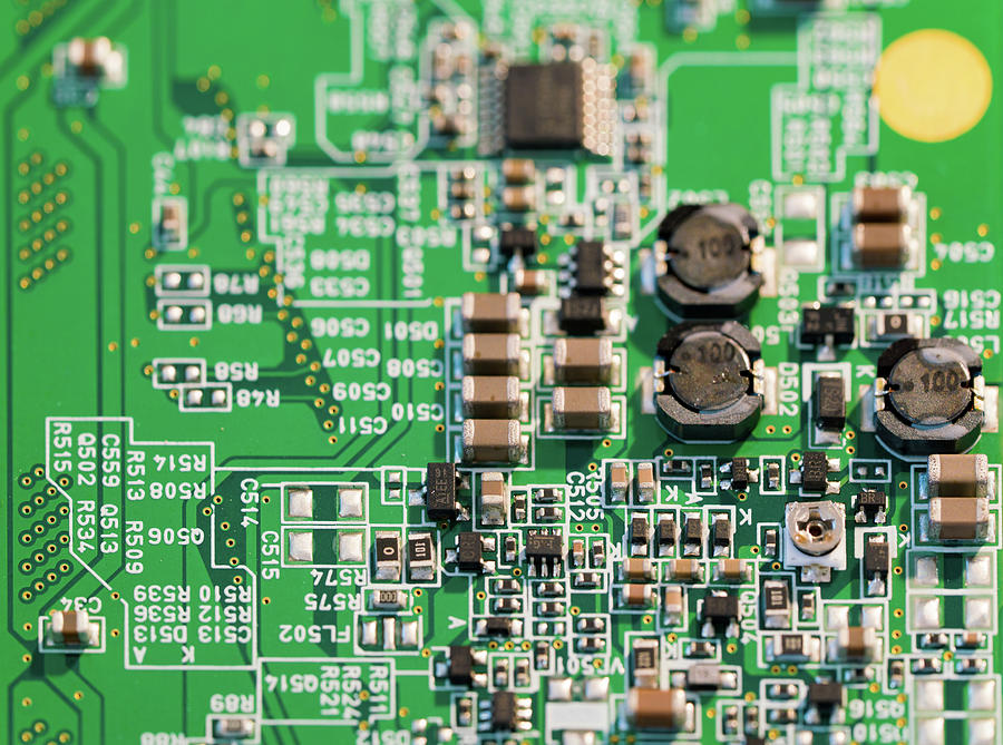 Printed Circuit Board Photograph by Wladimir Bulgar/science Photo ...