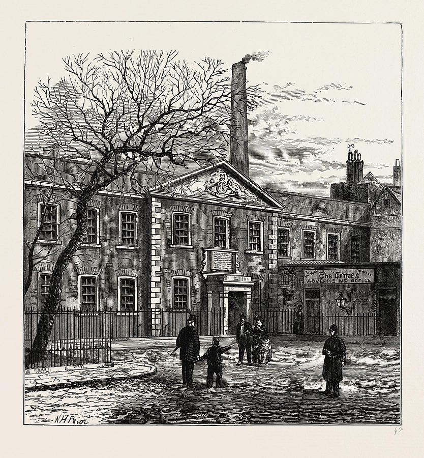 Printing House Square And The Times Office Drawing by Litz Collection ...