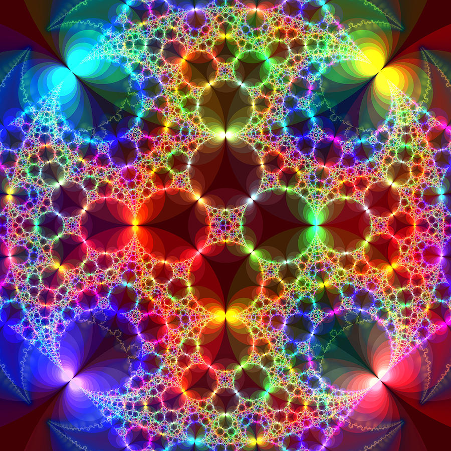 Pattern Digital Art - Prism Bubbles by Tammy Wetzel