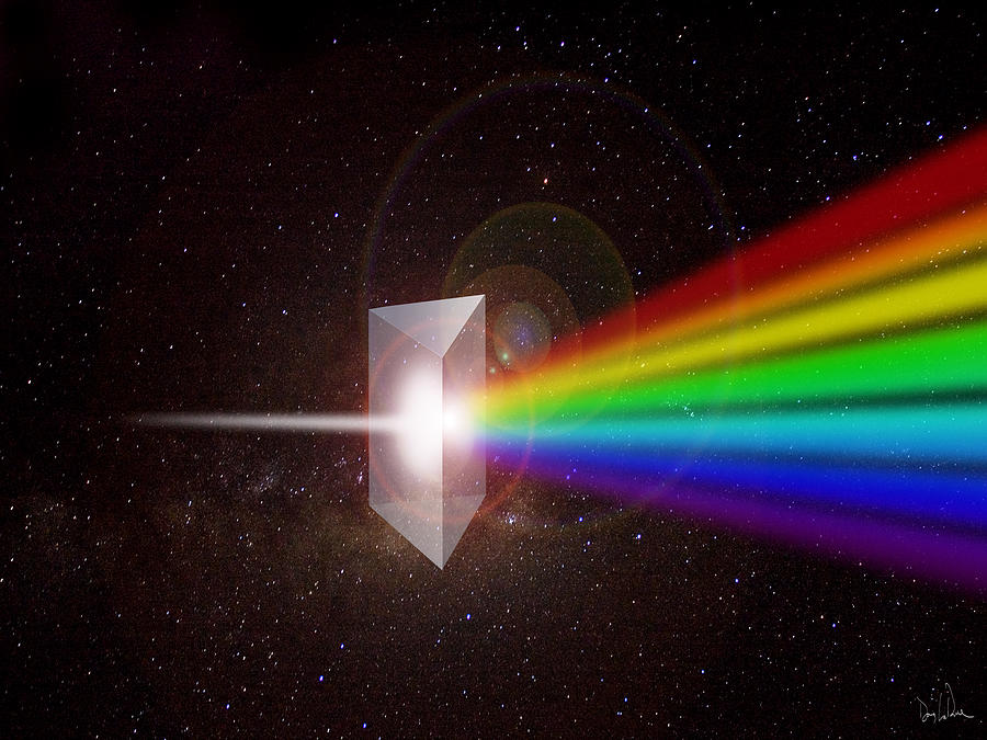Prism Color Spectrum Mixed Media by Doug LaRue