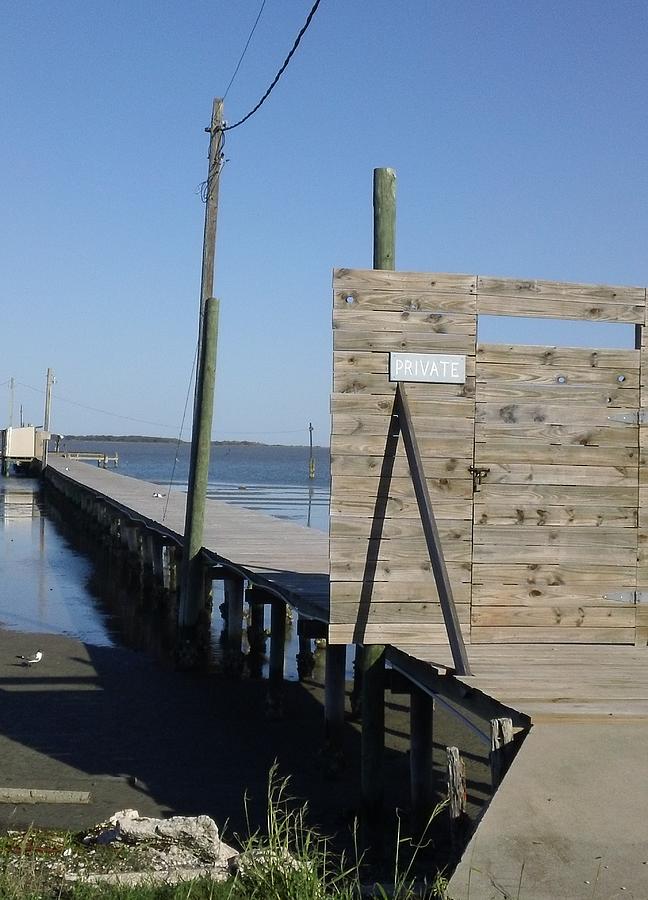 Private Pier Photograph by Chris Melaga - Pixels