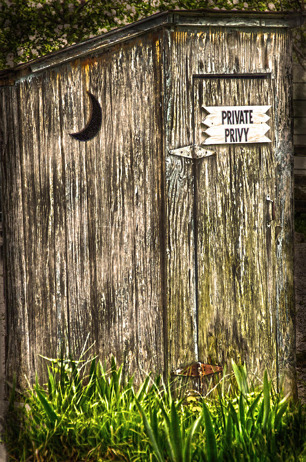 Outhouse Photograph - Private Privy by Randall Branham