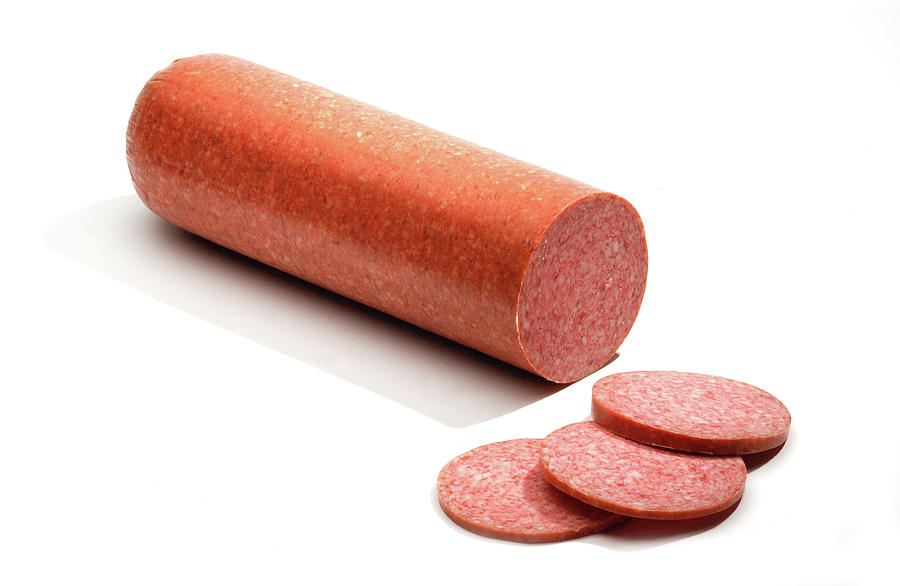 Still Life Photograph - Processed Meat Sausage by Uk Crown Copyright Courtesy Of Fera/science Photo Library