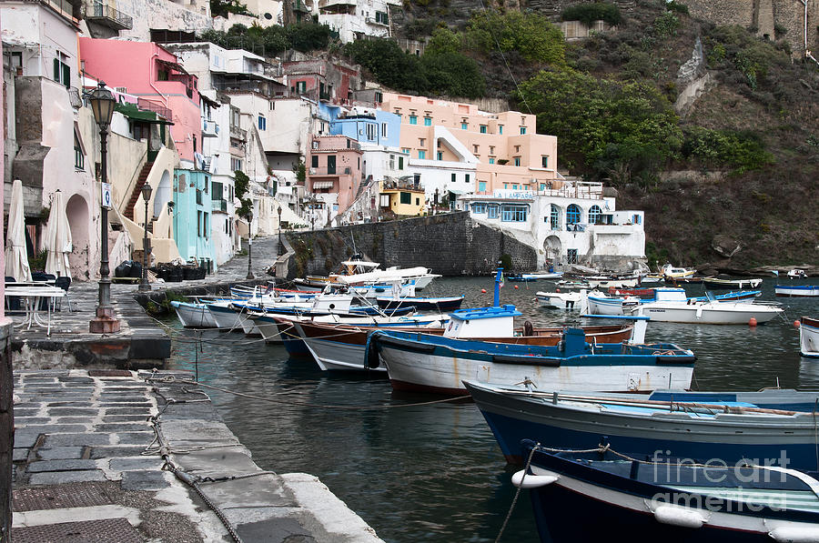 Boat Photograph - Procida by Marion Galt
