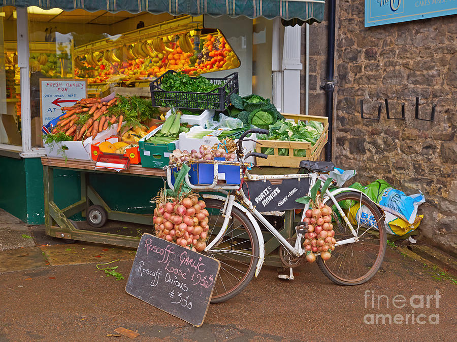 Produce Market in Corbridge Photograph by Louise Heusinkveld