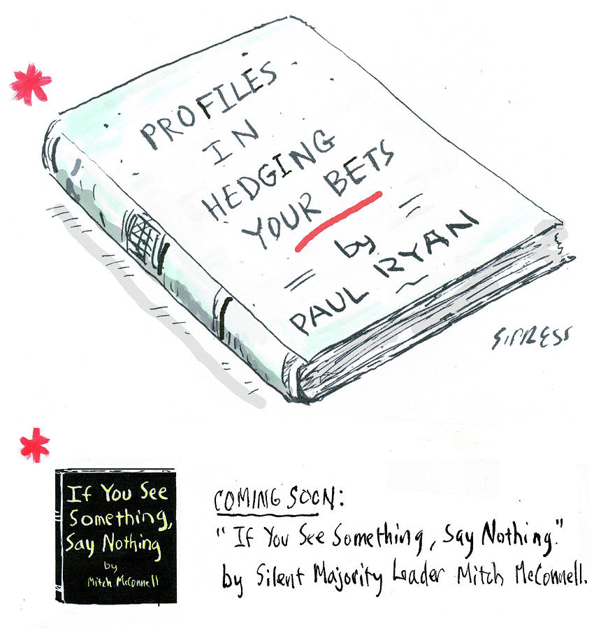Profiles In Hedging Your Bets Drawing by David Sipress