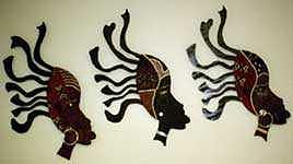 Wall Hanging Mixed Media - Profiles by Yusef Crowder Wall Hanging Mixed Media - Profiles by Yusef Crowder