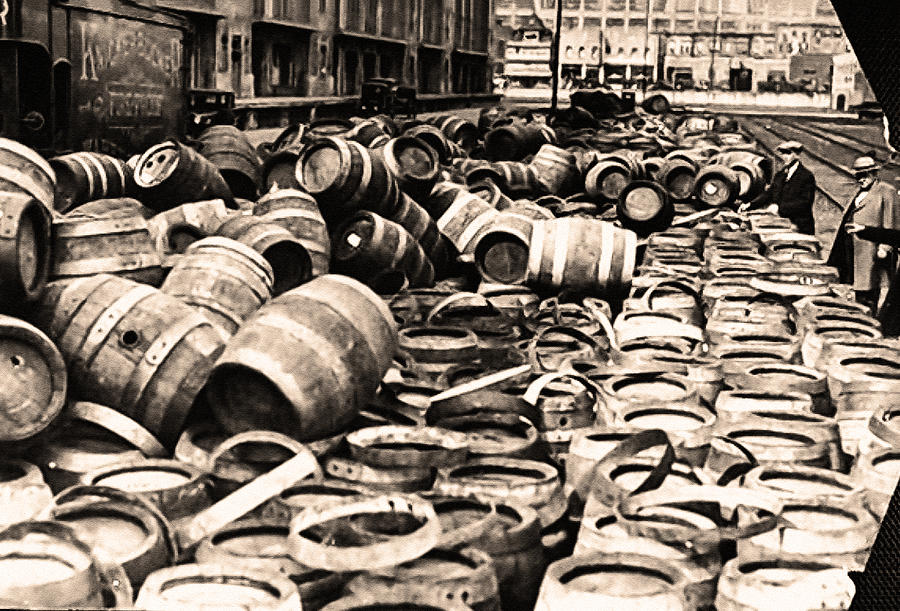 Prohibition - Empty Kegs Photograph by Bill Cannon