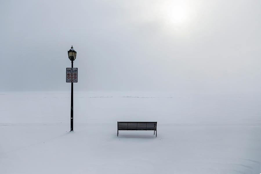 Bench Photograph - Prohibitions by Stefano Cicali