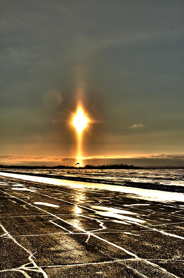 Projection of light Photograph by Matthew Barton - Fine Art America