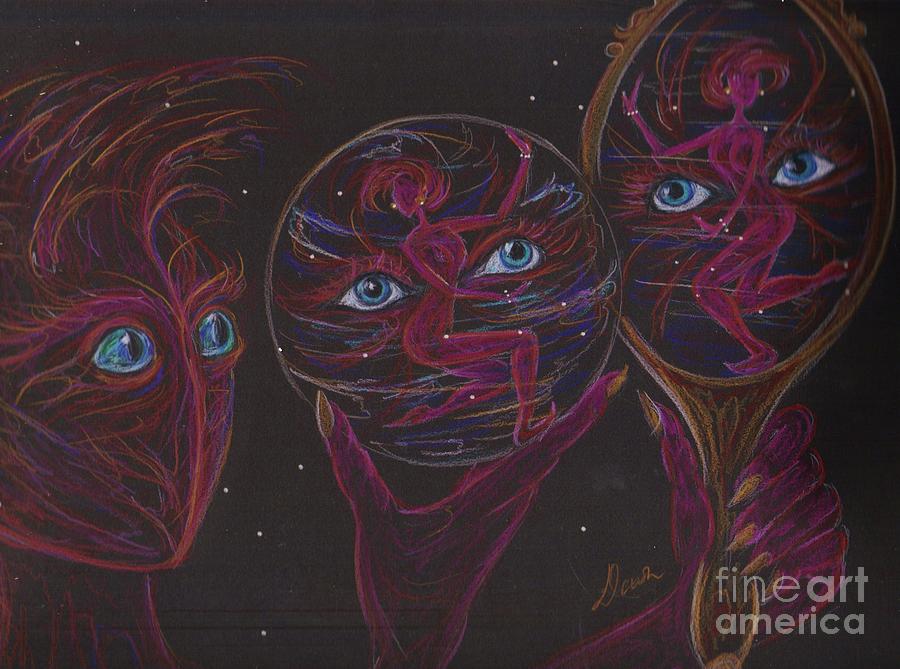 Projection Reflection Drawing by Dawn Fairies
