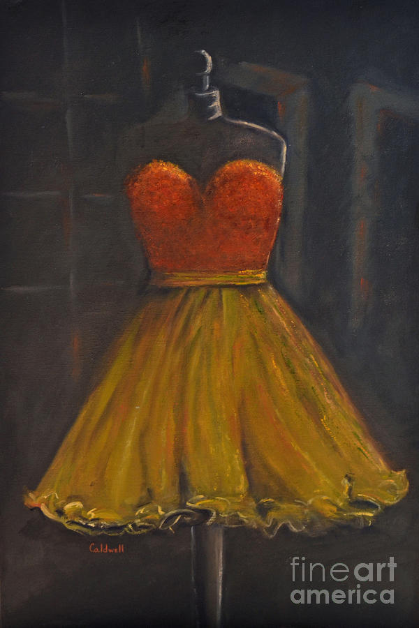 Prom Dress Painting by Patricia Caldwell