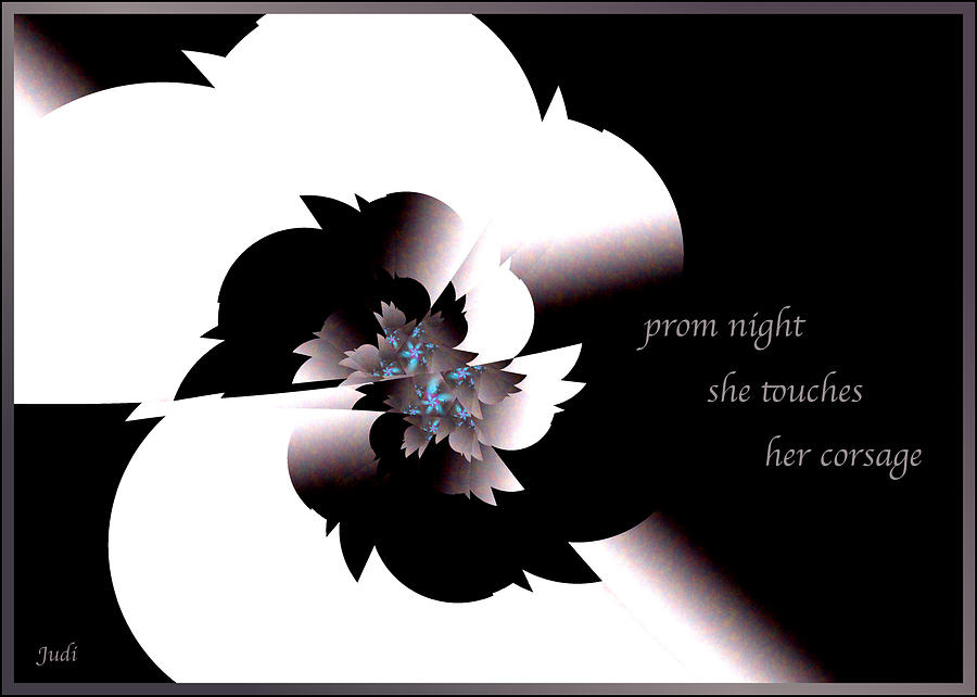 Prom Night Haiga Digital Art by Judi Suni Hall