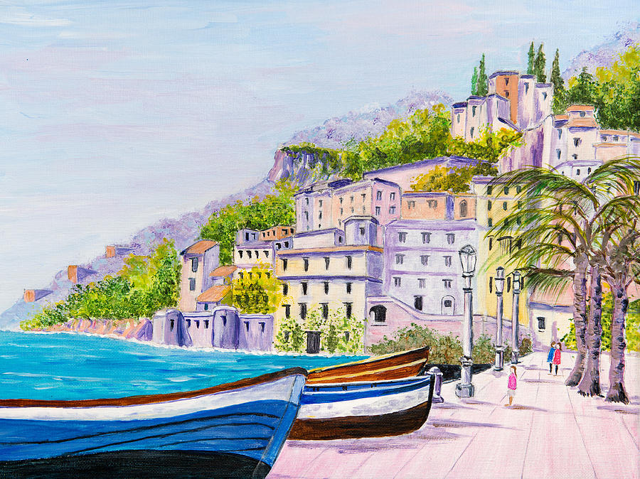 Promenade Painting by Laura Richards