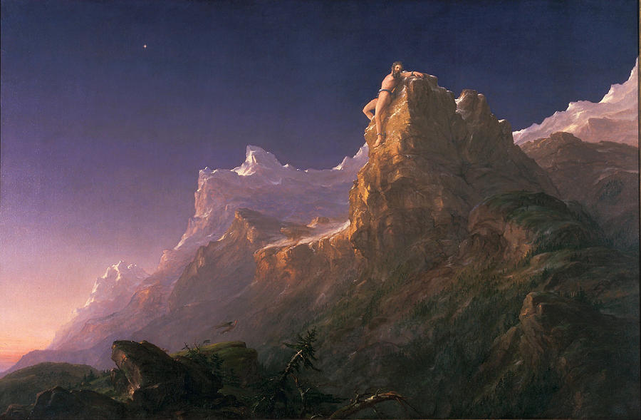 Prometheus Bound Painting by Thomas Cole
